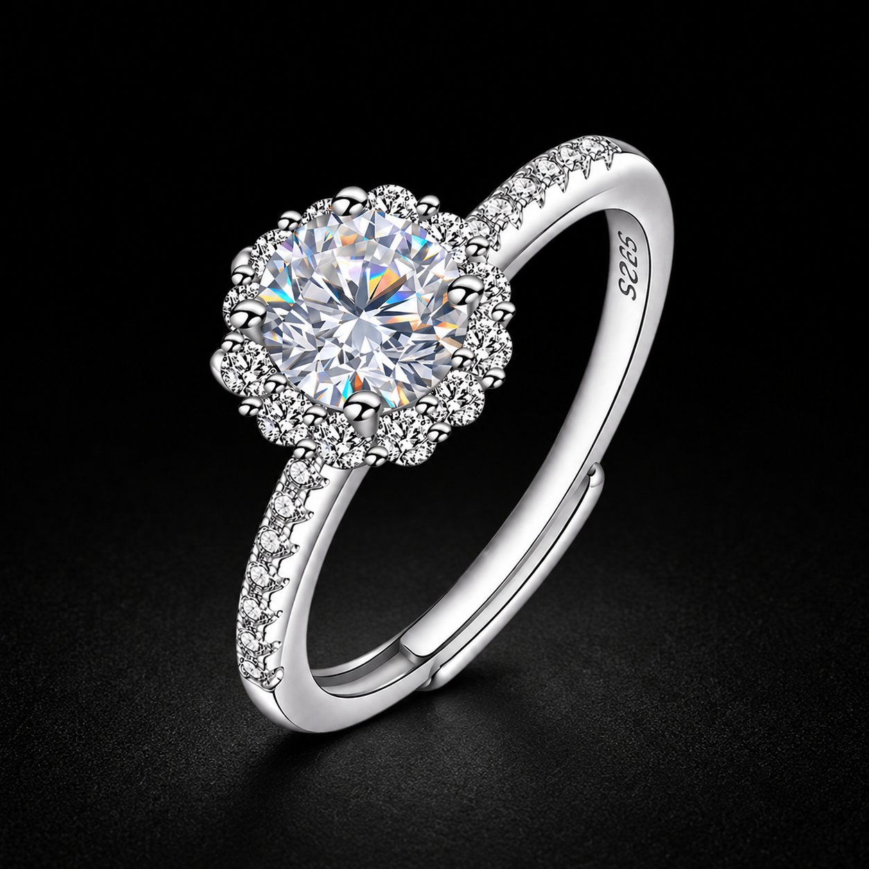 ORVEZI Adjustable Halo Ring